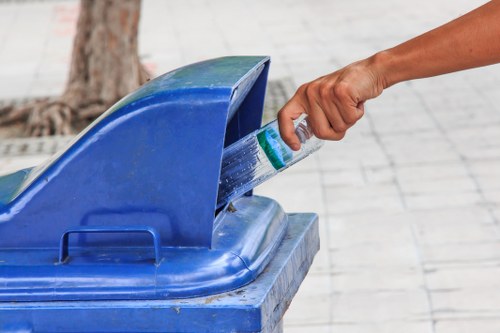 Disposal and recycling services during flat clearance in Highbury.