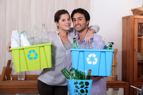 Highbury waste management team handling commercial waste