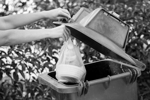 Recycling process for old furniture materials